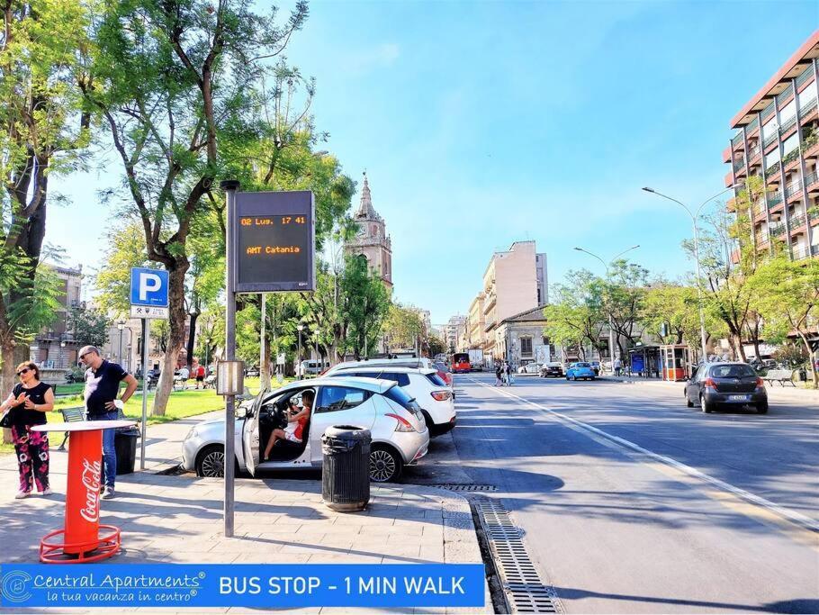 Central Apartments Mezzanine - 1 Min To Via Etnea كاتانيا المظهر الخارجي الصورة