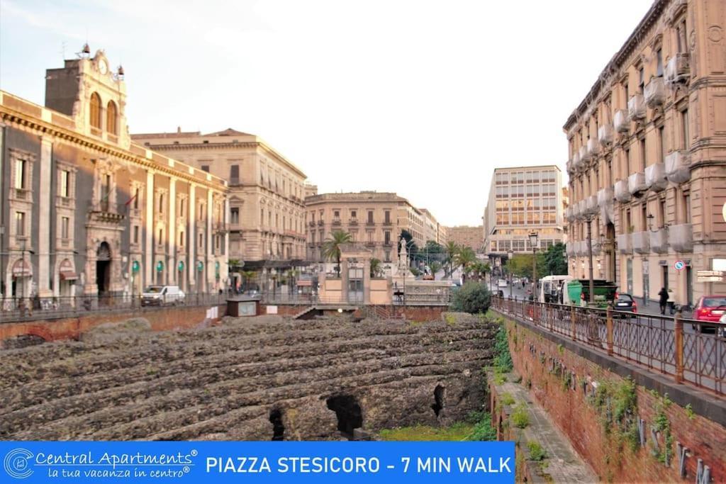 Central Apartments Mezzanine - 1 Min To Via Etnea كاتانيا المظهر الخارجي الصورة